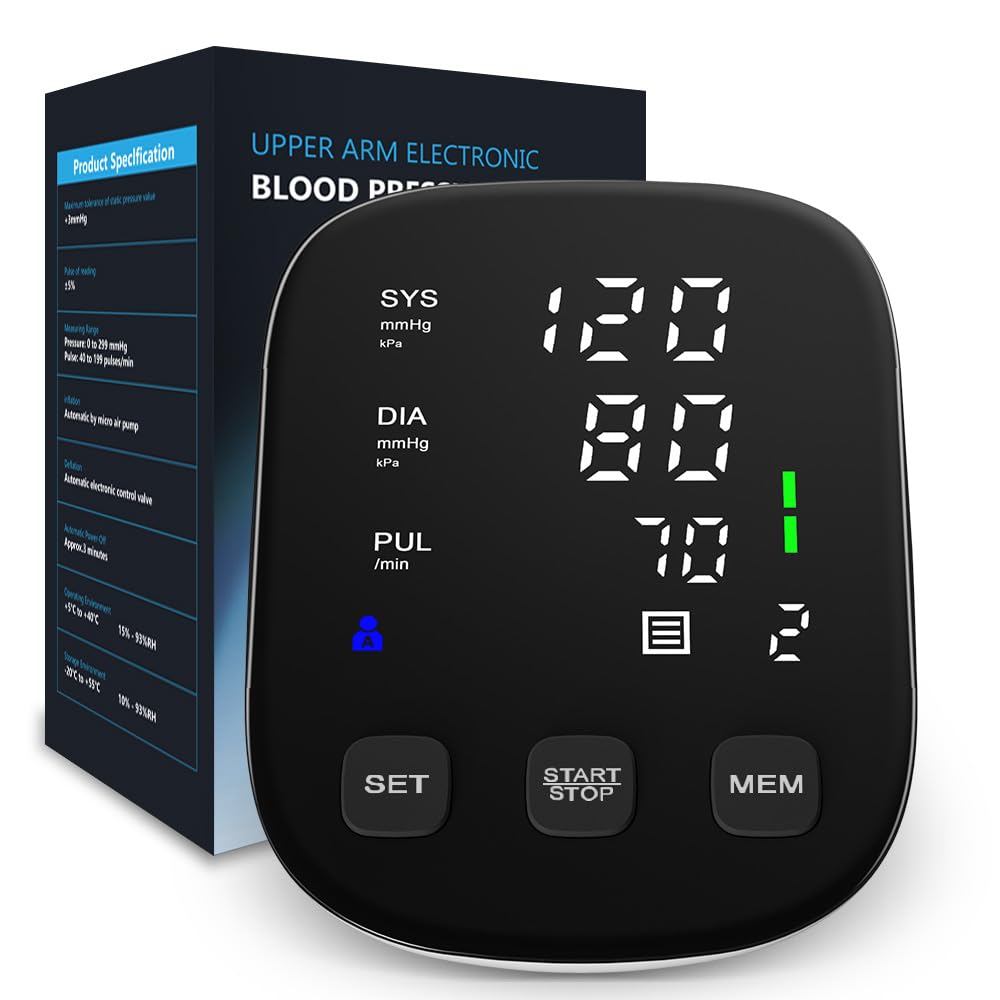 Upper Arm Blood Pressure Monitor with 22-42cm Cuff N69909