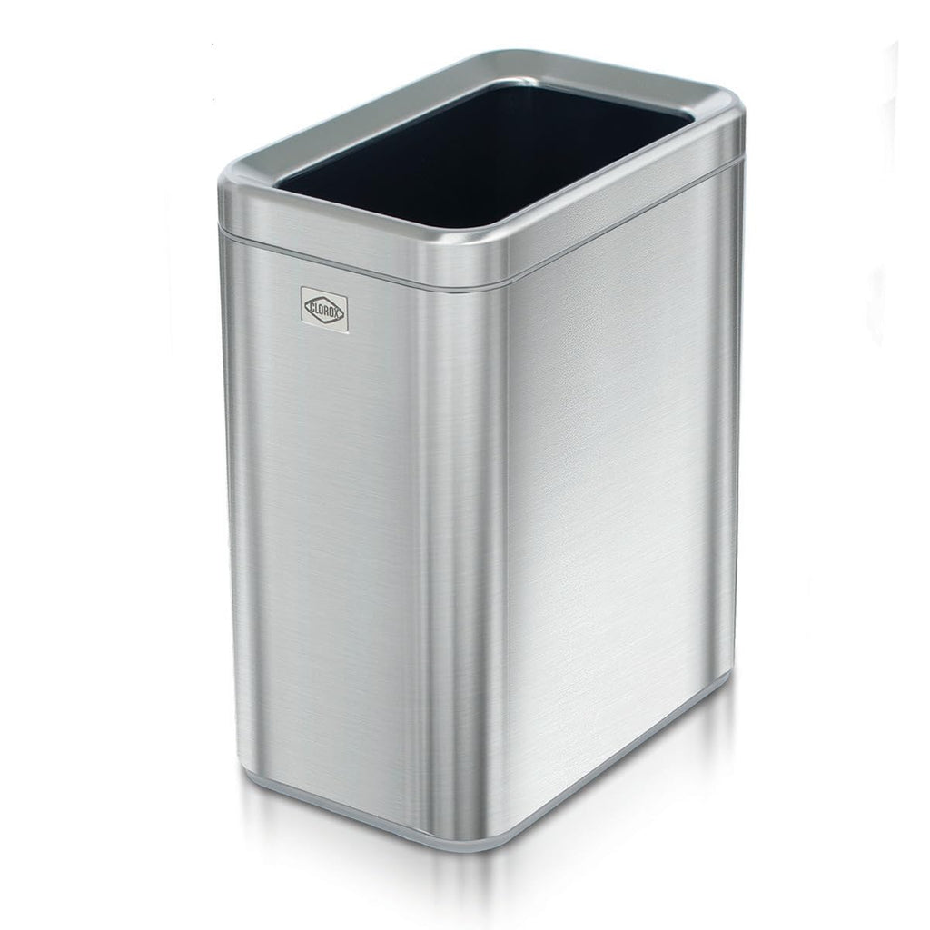 2.6 Gallon Stainless Steel Slim Trash Can with Removable Bucket Y4505