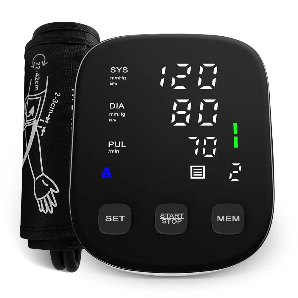 Upper Arm Blood Pressure Monitor with 22-42cm Cuff N69909