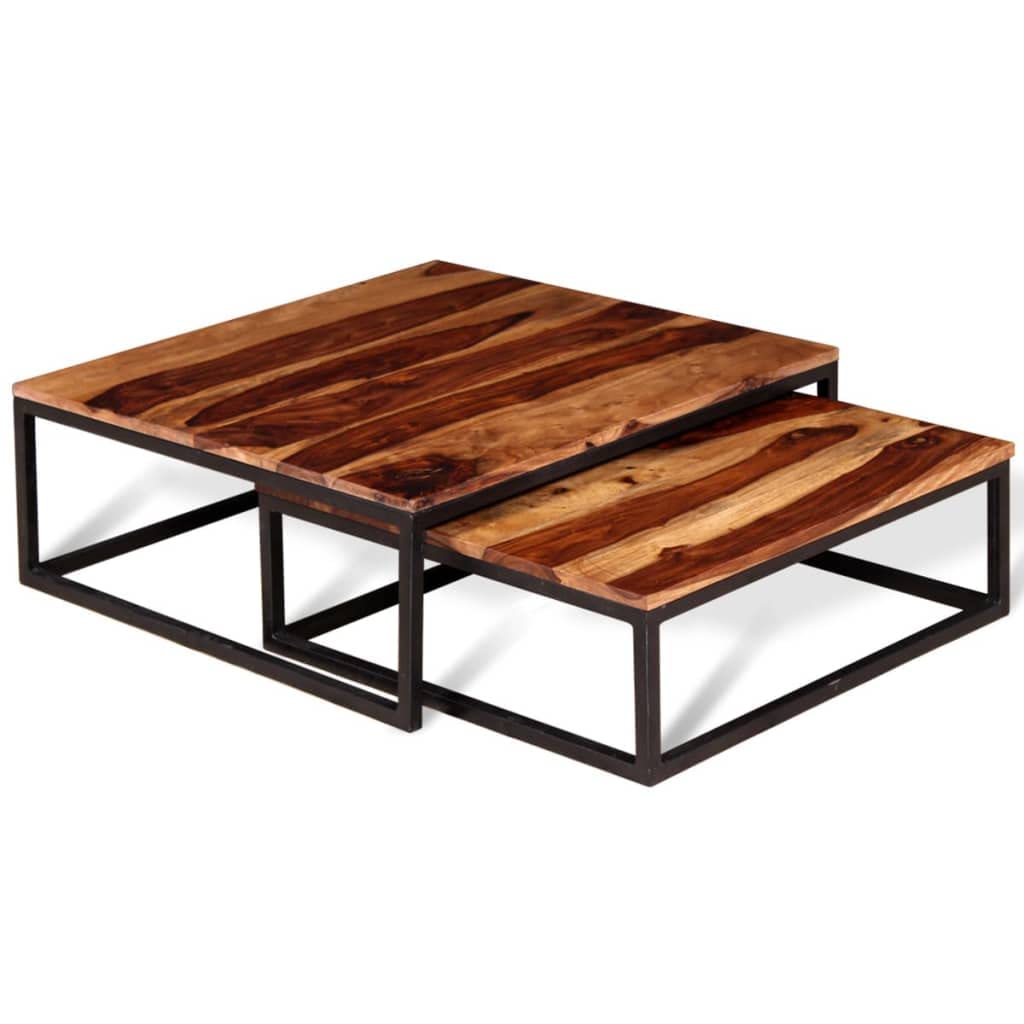 Solid Sheesham Wood Table Set W12830