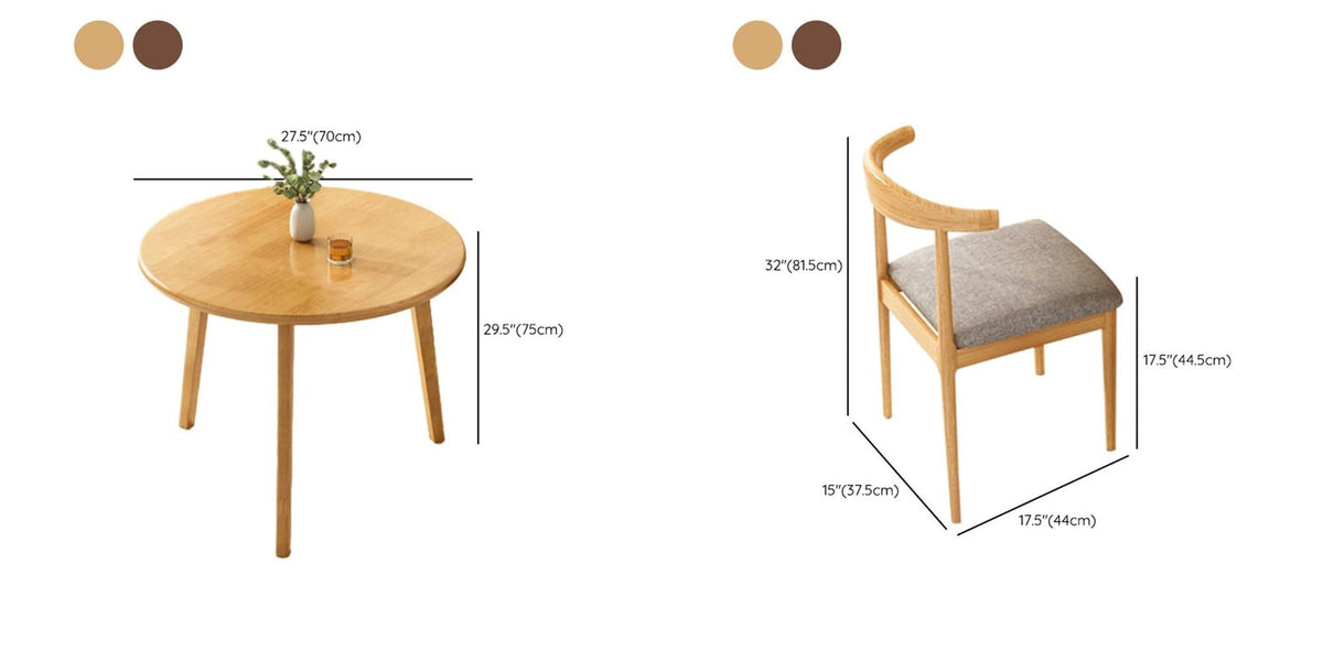 Round Dining Table Chairs Set Q37681