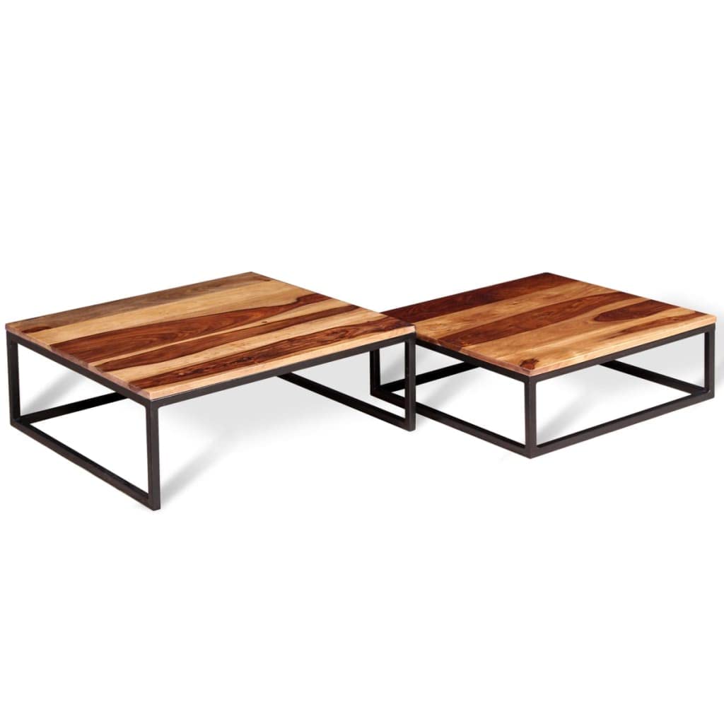 Solid Sheesham Wood Table Set W12830
