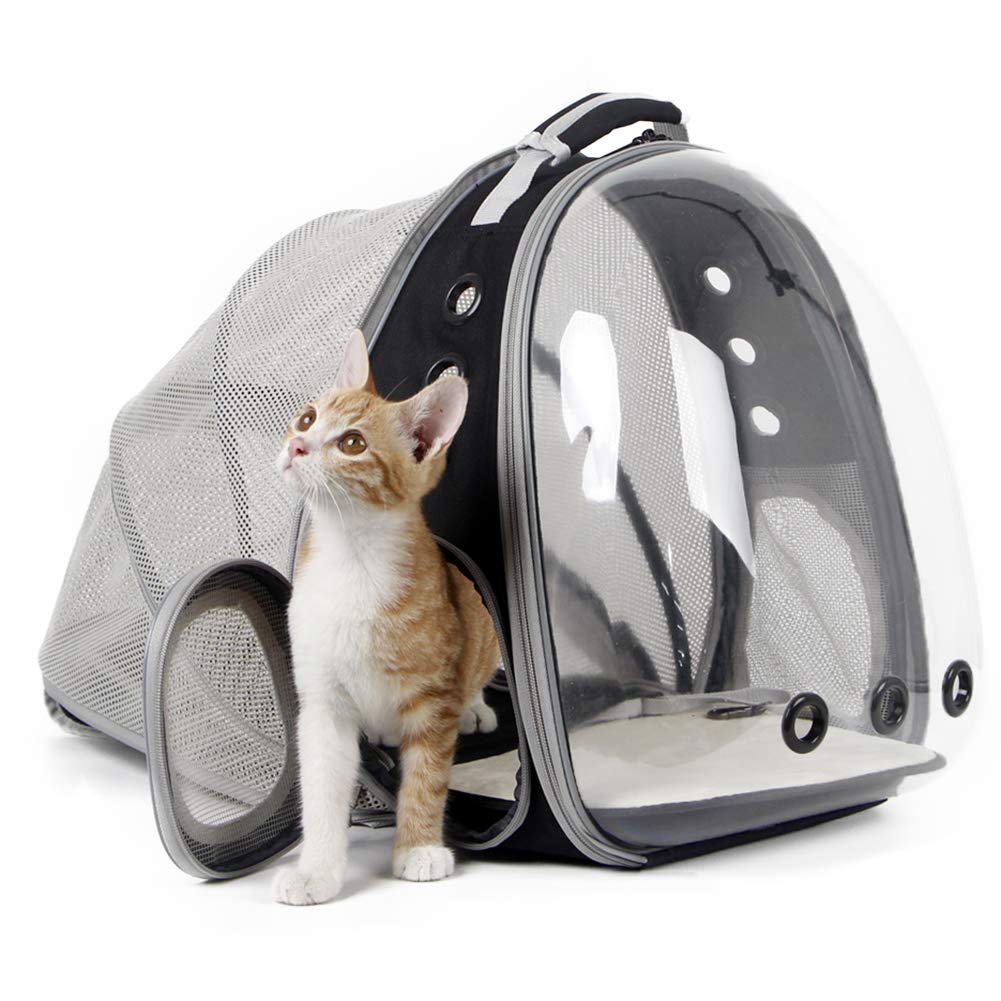 Expandable Cat Backpack Carrier with Bubble Window S705