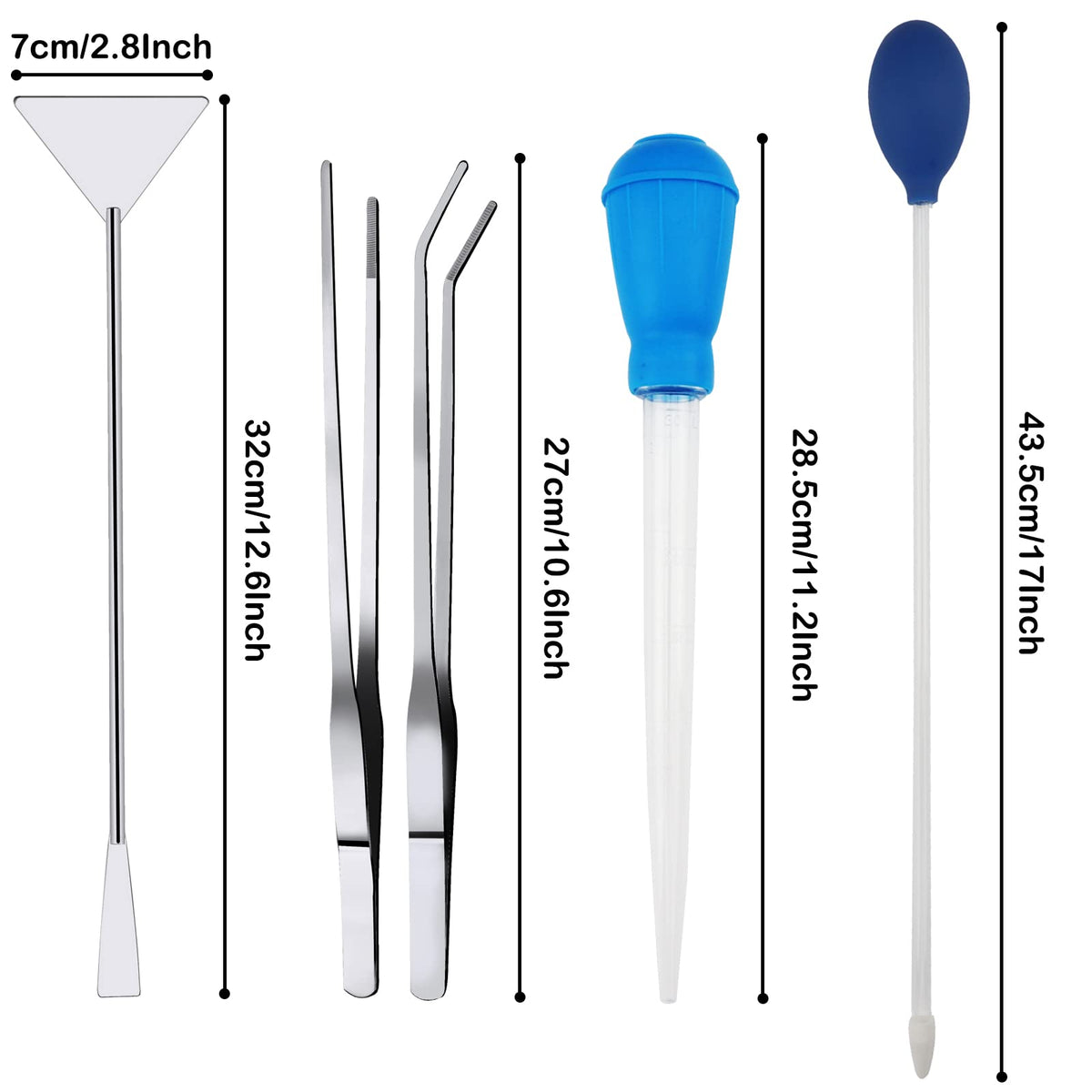 8 in 1 Stainless Steel Aquarium Cleaning Tools R77010