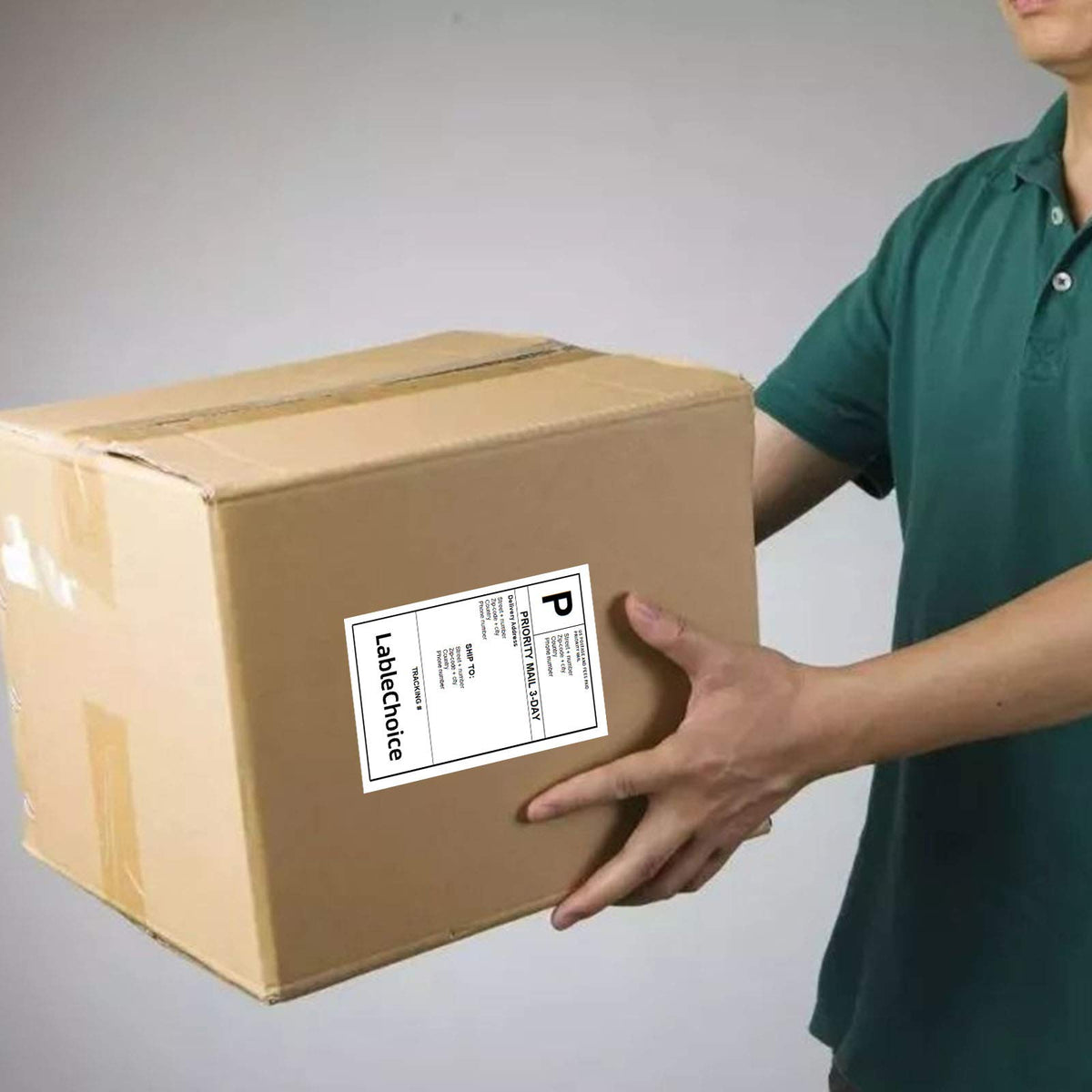 4 Rolls 450 Labels 4x6 Direct Thermal Shipping Labels 1" Core Permanent Adhesive Y16903