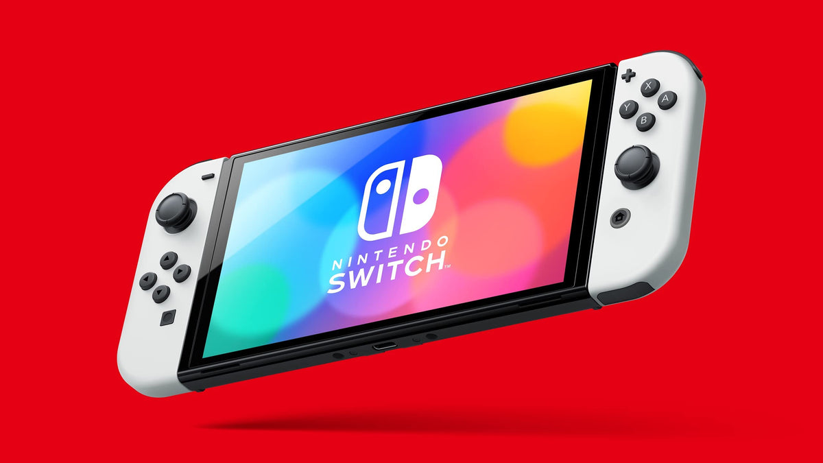 Nintendo Switch OLED Console with White Joy-Con E115