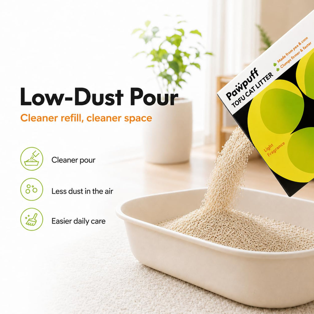 Tofu Cat Litter Low Dust Fast Clumping Flushable 2-Pack 22 lb S8207