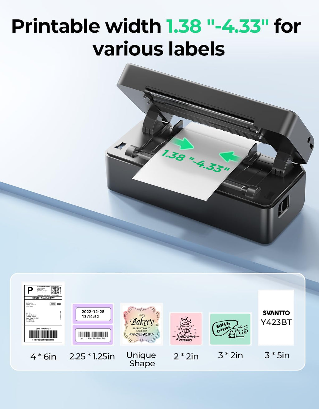 Bluetooth Thermal Label Printer L33084