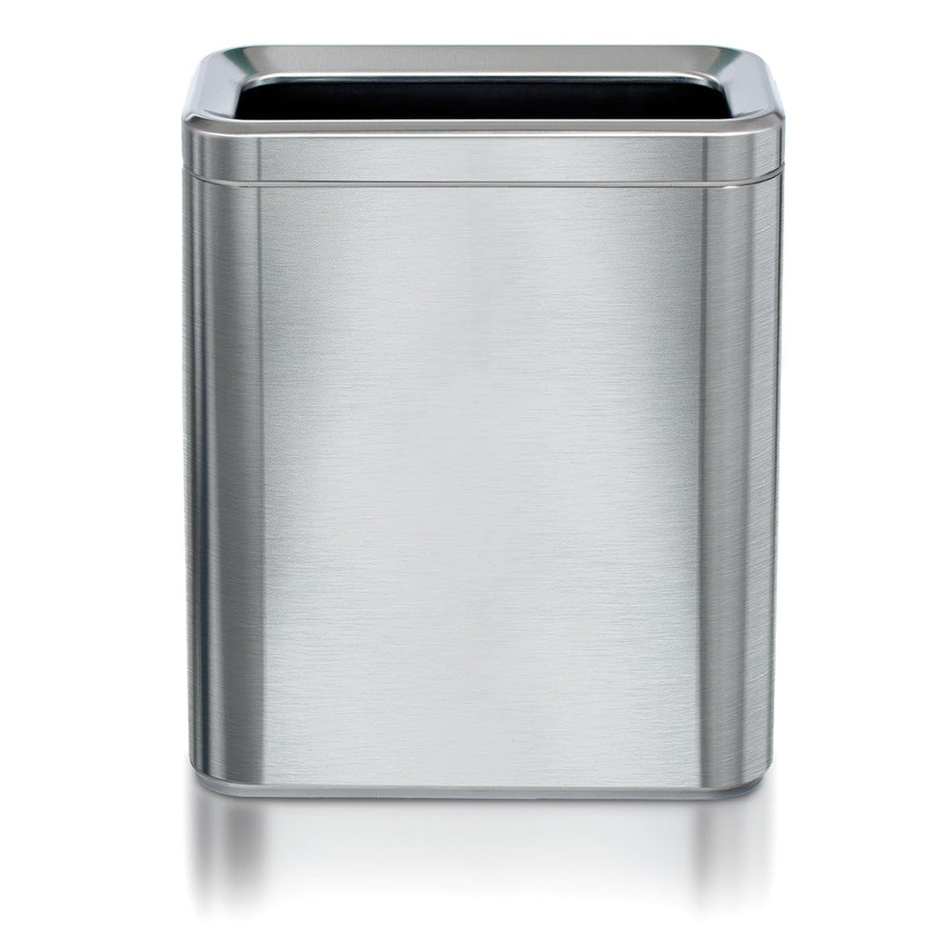2.6 Gallon Stainless Steel Slim Trash Can with Removable Bucket Y4505