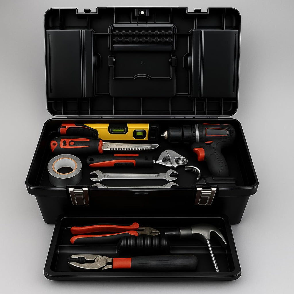 Plastic Tool Box with Metal Latches B5226