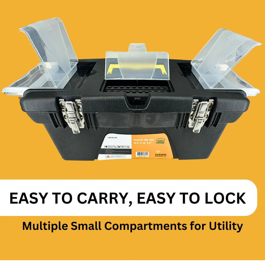 Plastic Tool Box with Metal Latches B5226