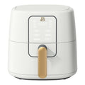 6 Quart Air Fryer with Touch-Activated Display, 4-in-1 Countertop Air Fryer 1750W, Nonstick Dishwasher Safe, White Icing N943