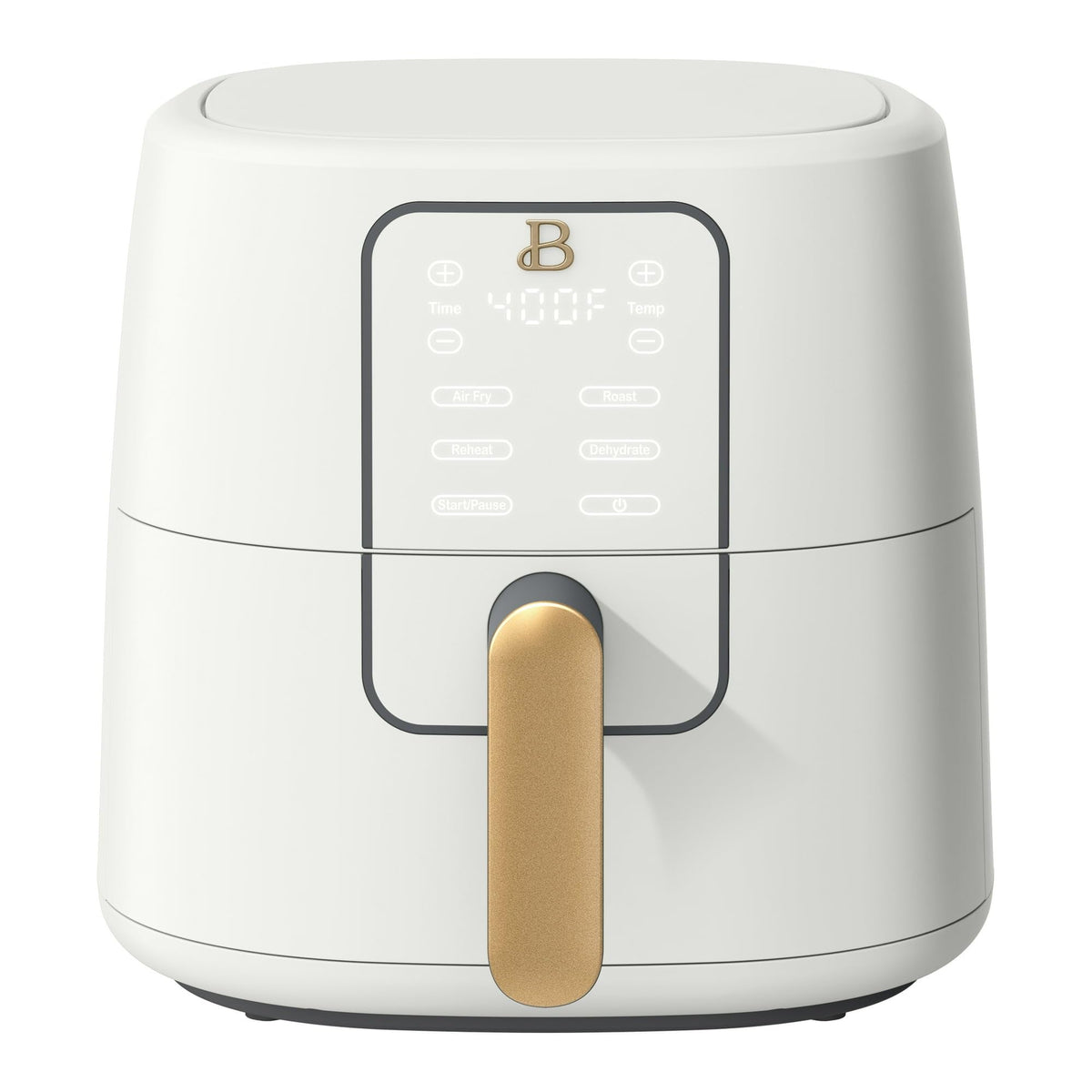 6 Quart Air Fryer with Touch-Activated Display, 4-in-1 Countertop Air Fryer 1750W, Nonstick Dishwasher Safe, White Icing N943