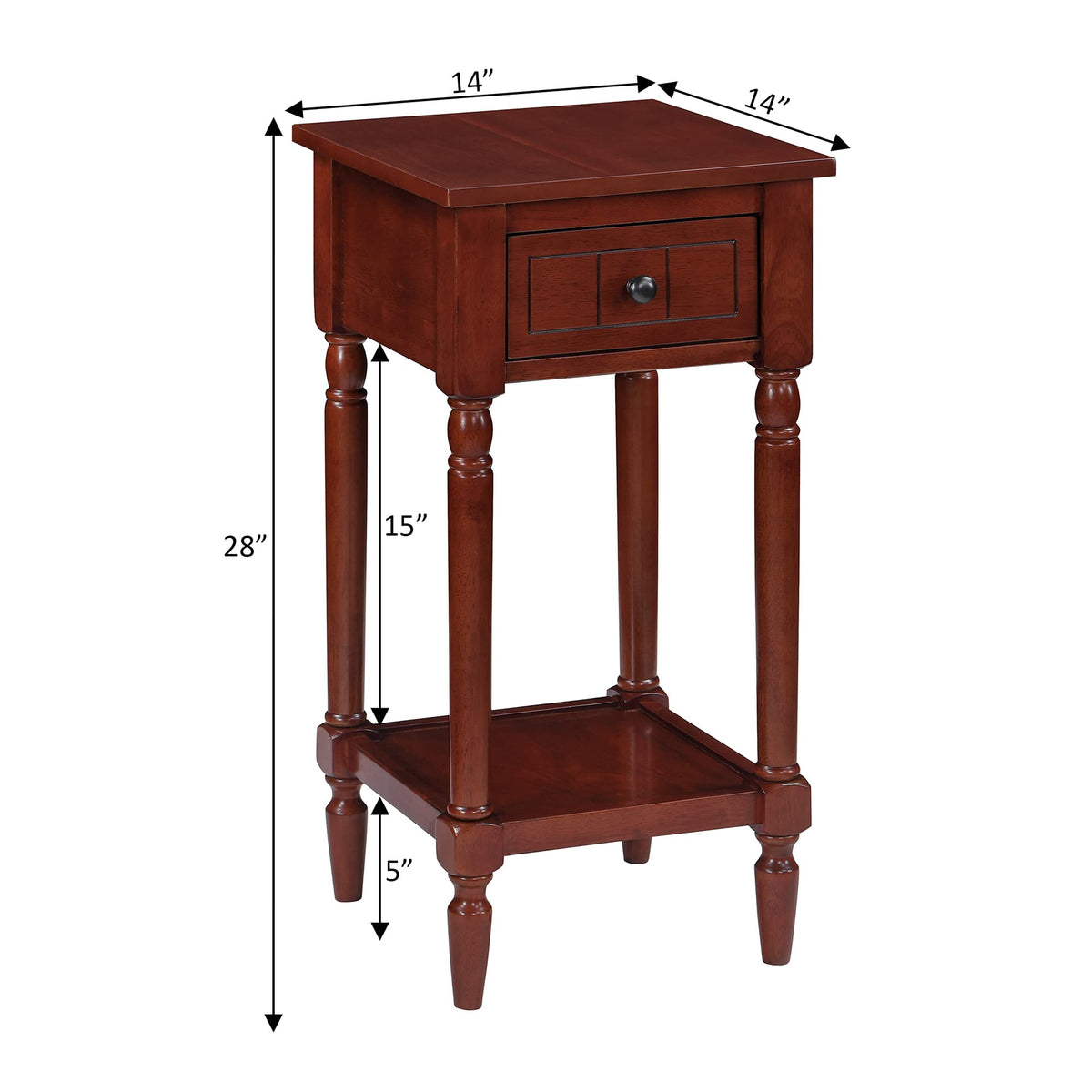1 Drawer Accent End Table with Storage Drawer and Shelf I427440