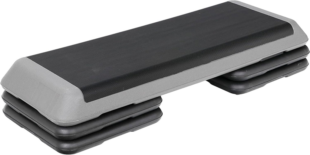 43" Adjustable Exercise Aerobic Step Platform with 4 Removable Risers K456102