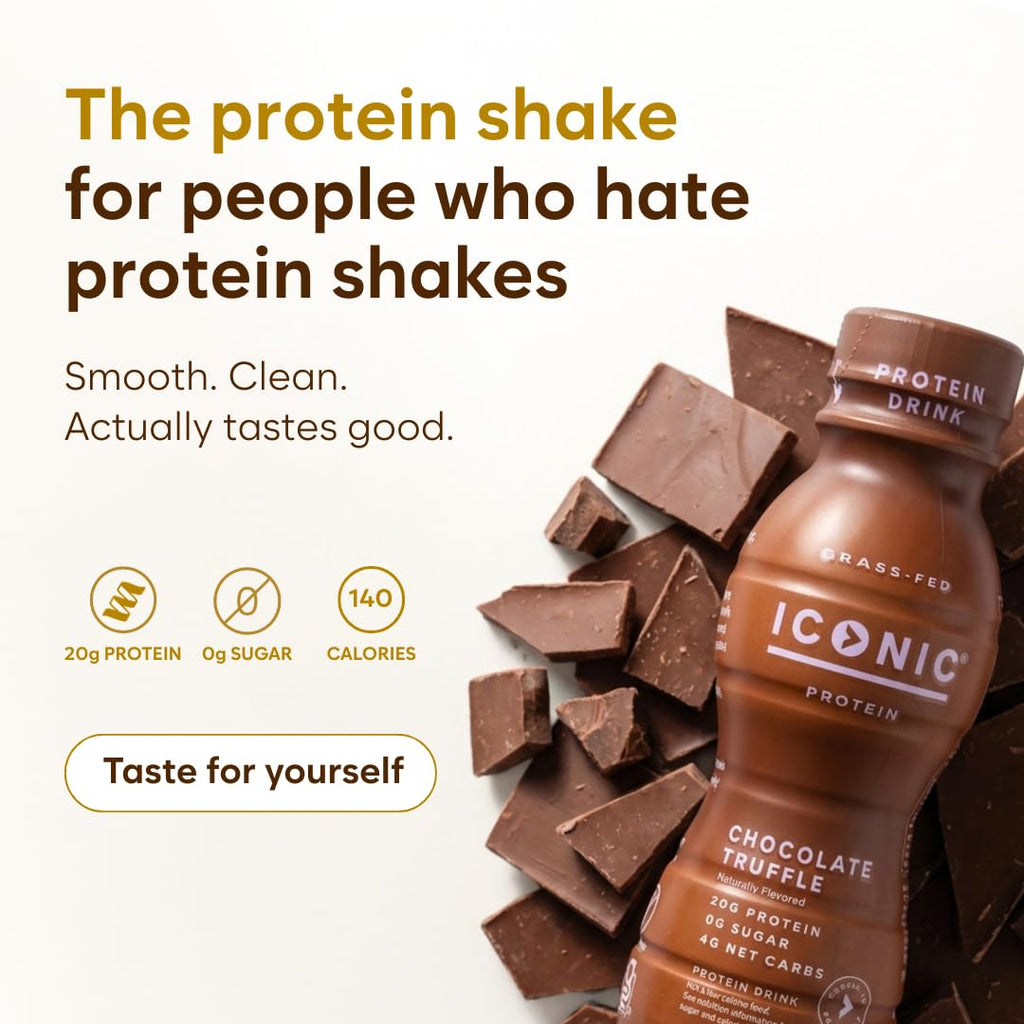 Chocolate Truffle Sugar Free Low Carb Protein Drinks 12 Pack R93272