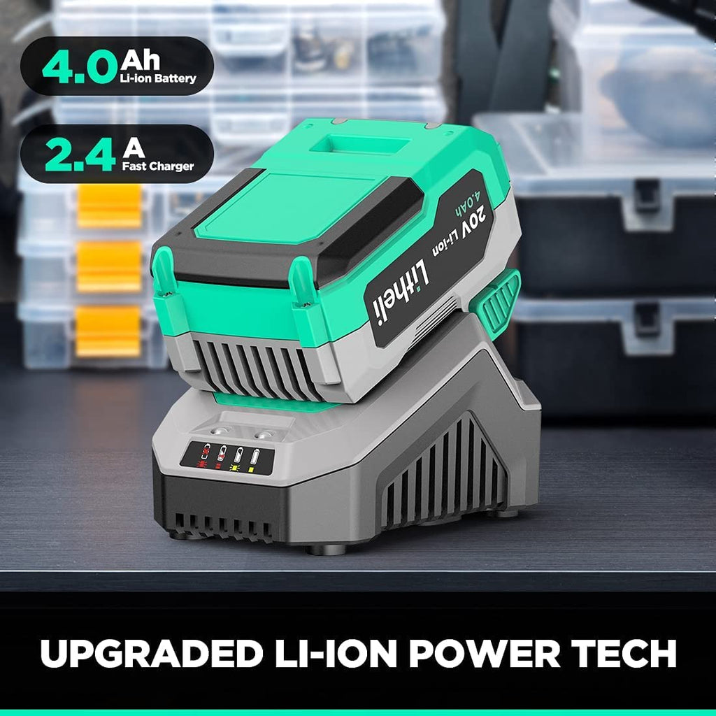 Cordless Reciprocating Saw with 20V 4.0 Ah Battery & Charger Z153