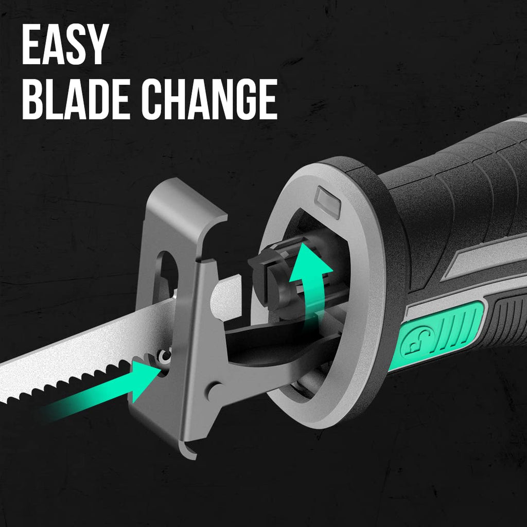 Cordless Reciprocating Saw with 20V 4.0 Ah Battery & Charger Z153