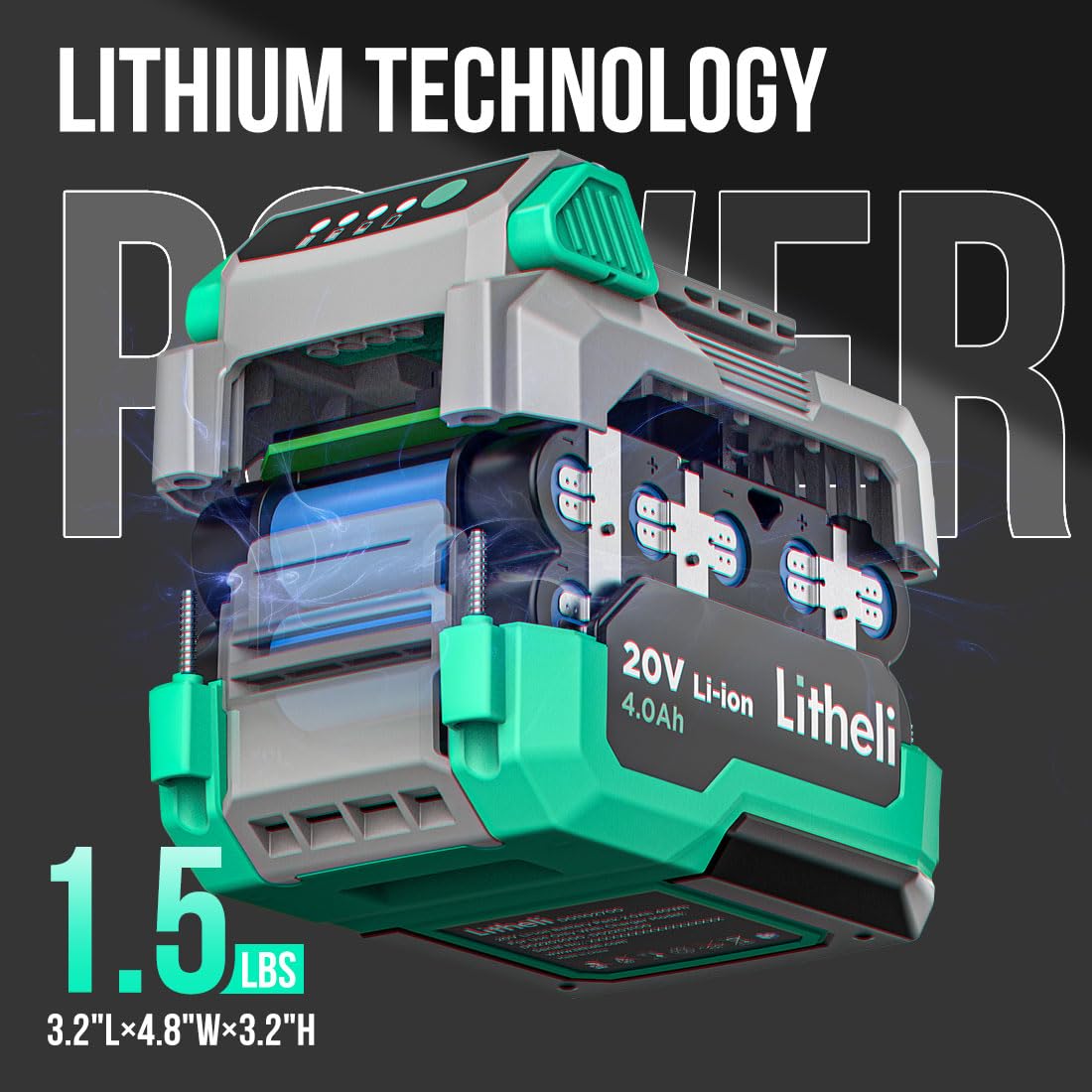 Cordless Reciprocating Saw with 20V 4.0 Ah Battery & Charger Z153