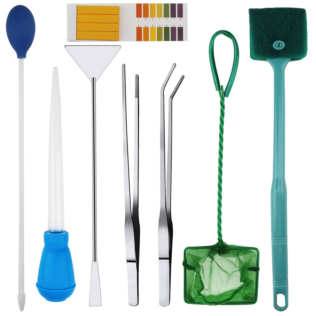 8 in 1 Stainless Steel Aquarium Cleaning Tools R77010