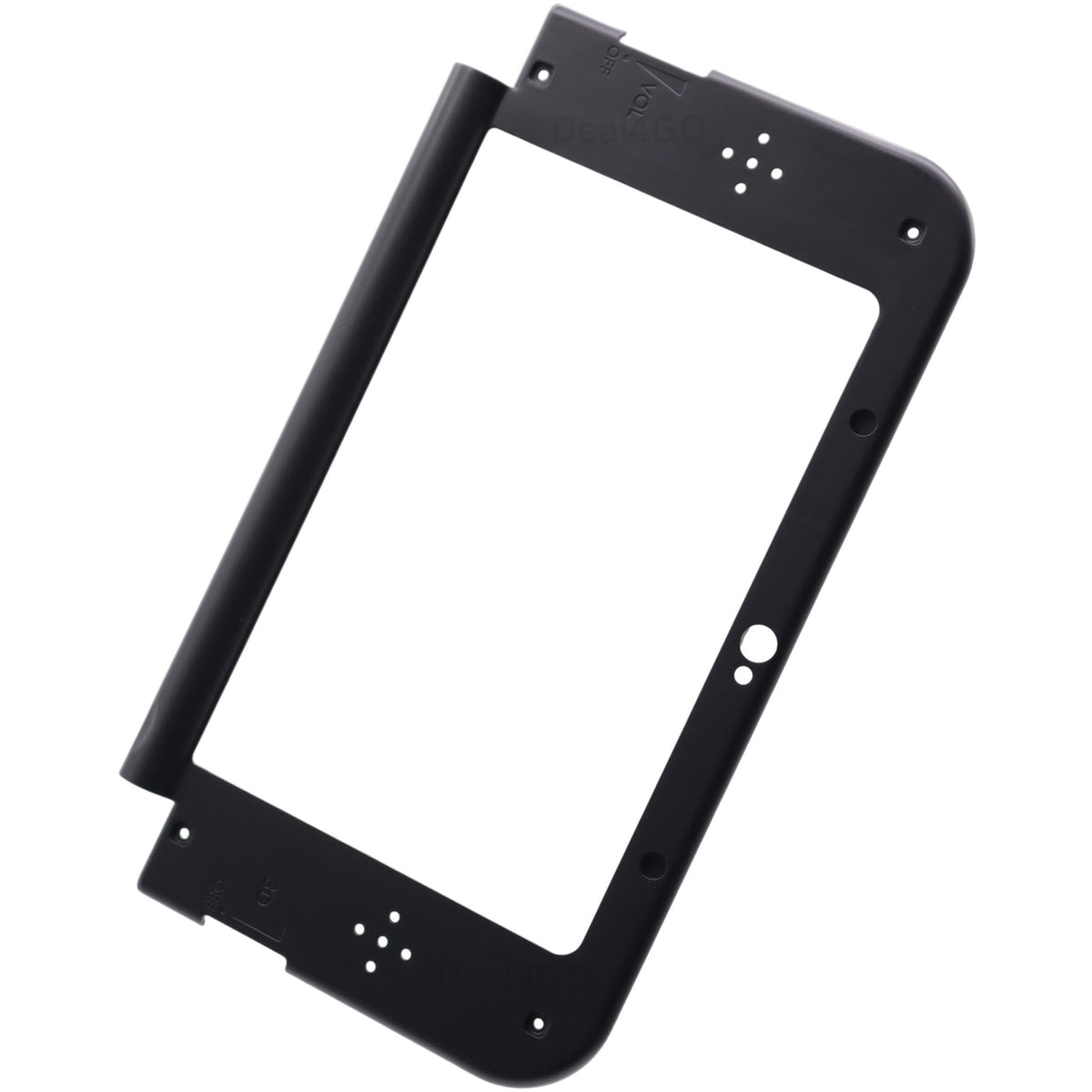 Black LCD Front Frame Housing Shell Case Cover Plate Replacement for New 3DS XL H2147