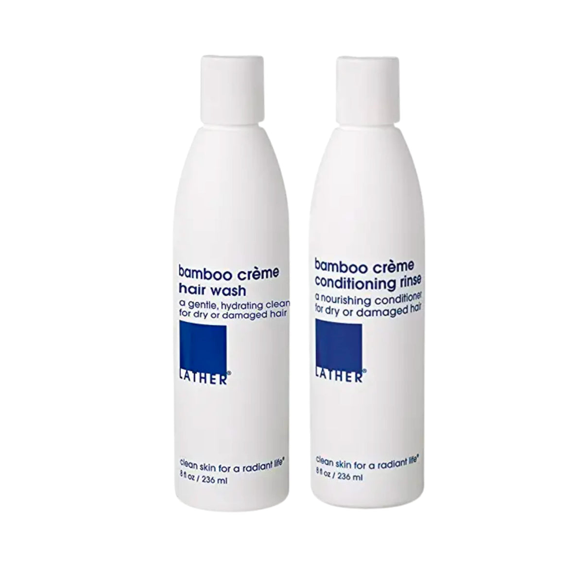 Bamboo Crème Shampoo and Conditioner Set with Essential Oils B581