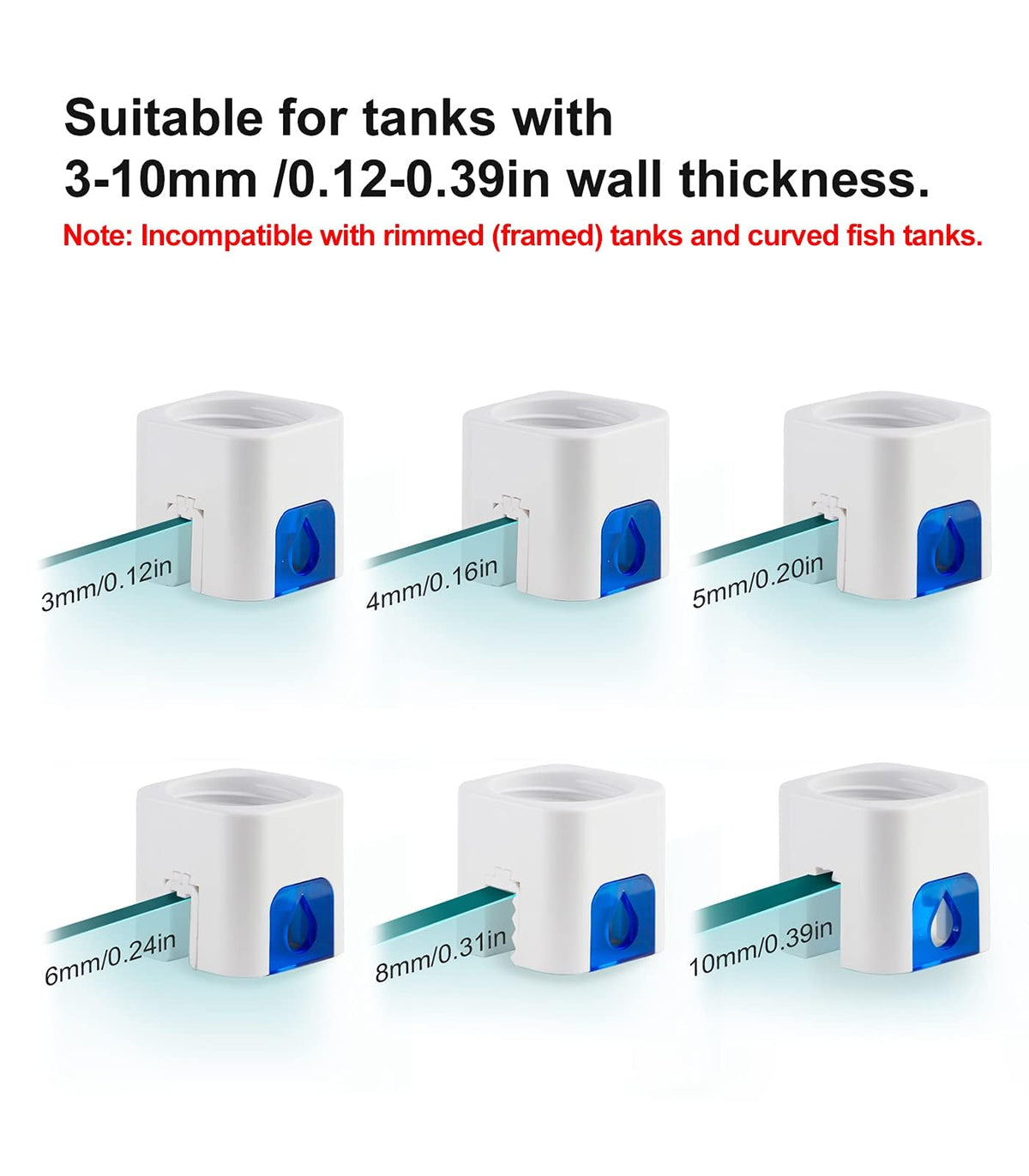 Aquarium Auto Top Off System Water Filler Compensator Blue E1122