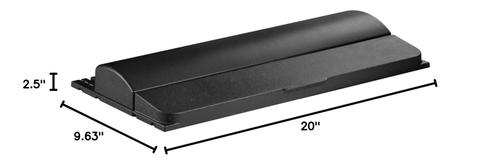Black 20 Inch LED Aquarium Hood R6353