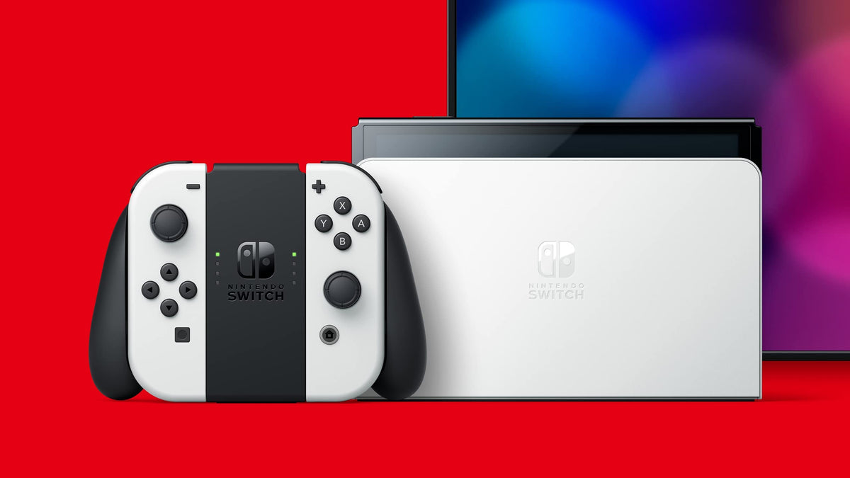 Nintendo Switch OLED Console with White Joy-Con E115