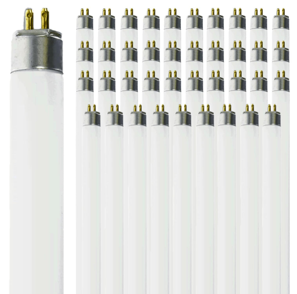 14W 4100K Cool White T5 Fluorescent Bulb 24 Inch G5 Bipin Base Pack of 40 N900241