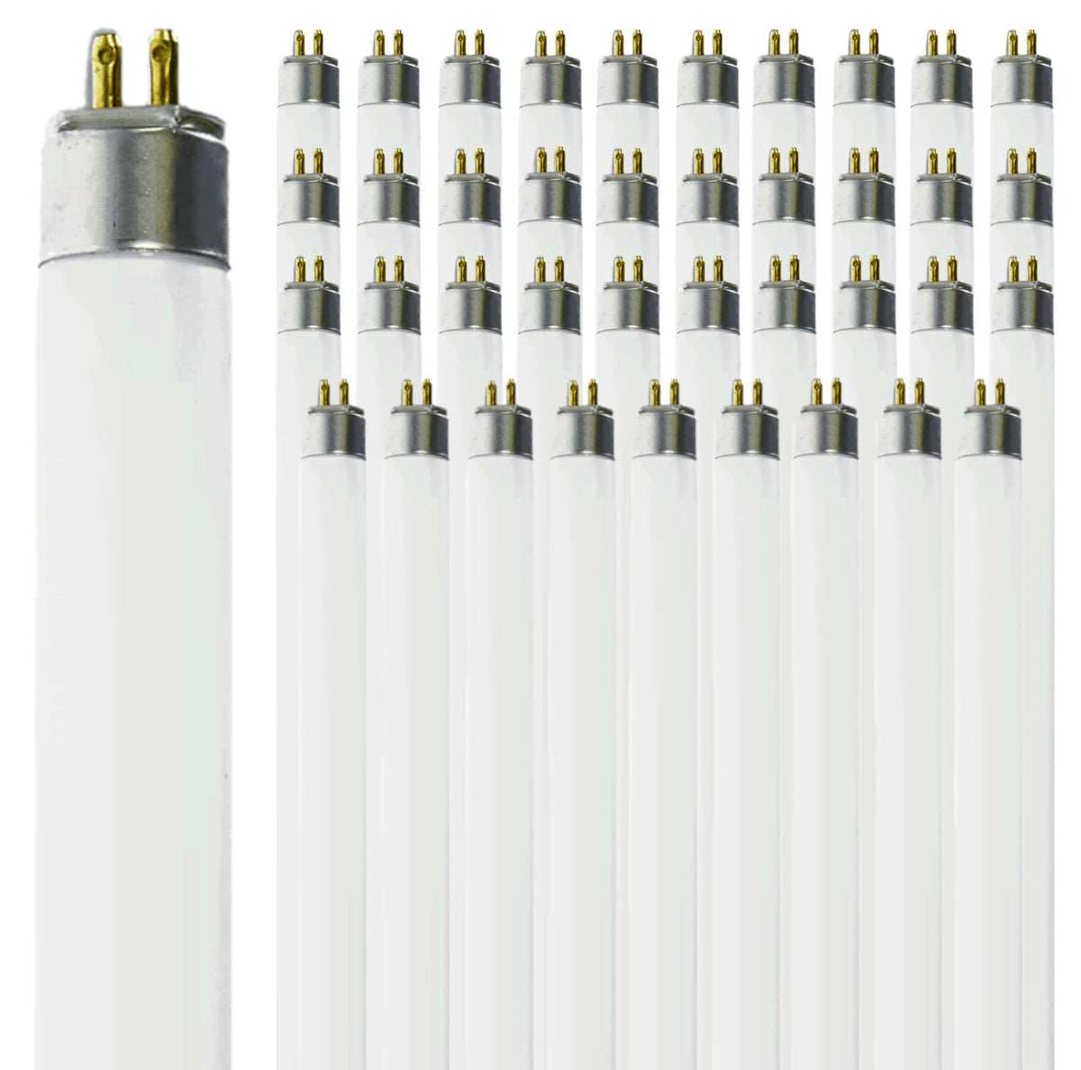 14W 4100K Cool White T5 Fluorescent Bulb 24 Inch G5 Bipin Base Pack of 40 N900241