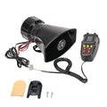 12V 100W 7 Tone Car Siren Horn Speaker with Microphone U3038