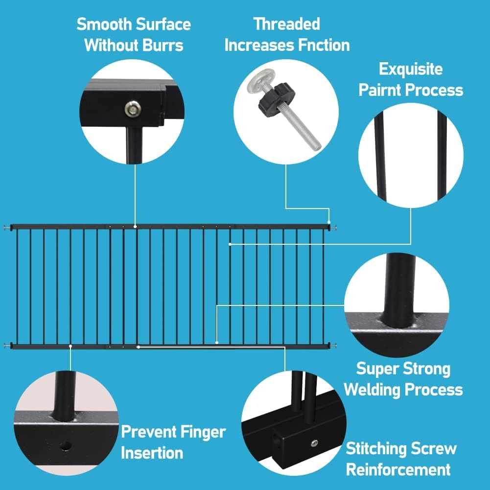 Black 3 Piece Window Guards N652