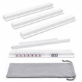 Set of 4 Magnetic Wooden Mahjong Racks with Pushers K625506