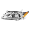 Headlight Assembly Compatible with Toyota Camry 2007 2008 2009 Chrome Housing Amber Corner Z807852