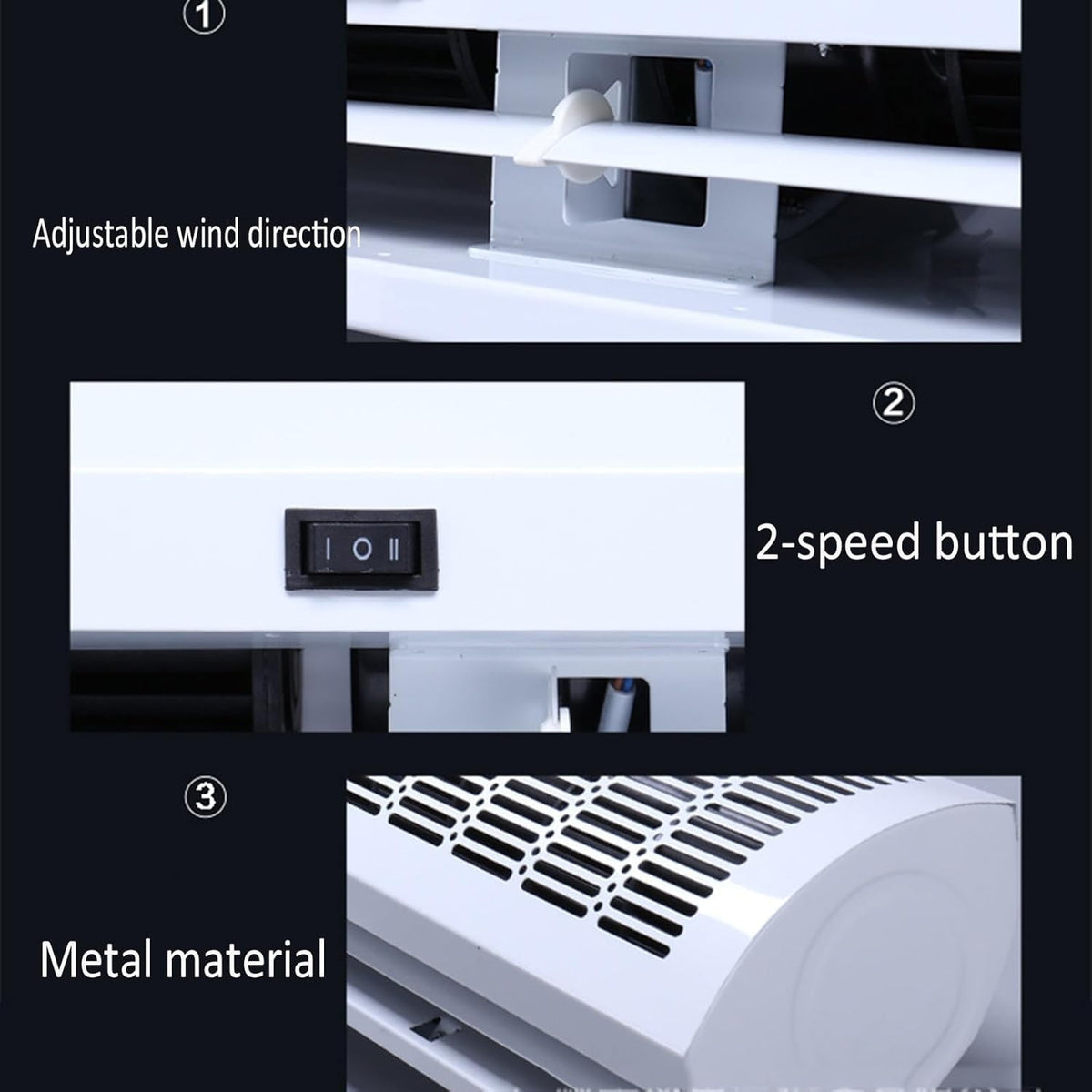 Industrial Air Curtain with Remote Control F34831