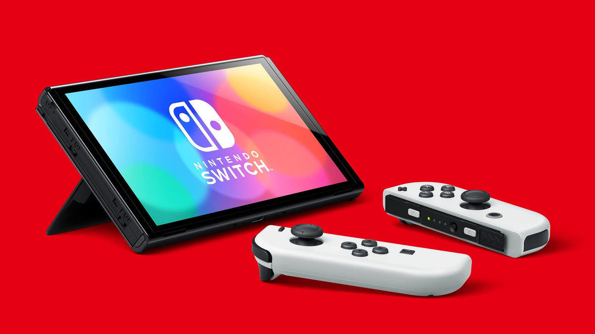 Nintendo Switch OLED Console with White Joy-Con E115