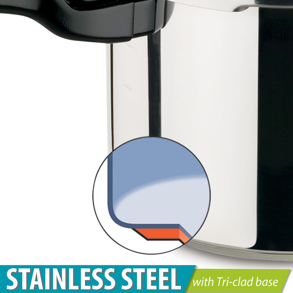 6-Quart Stainless Steel Pressure Cooker I9611
