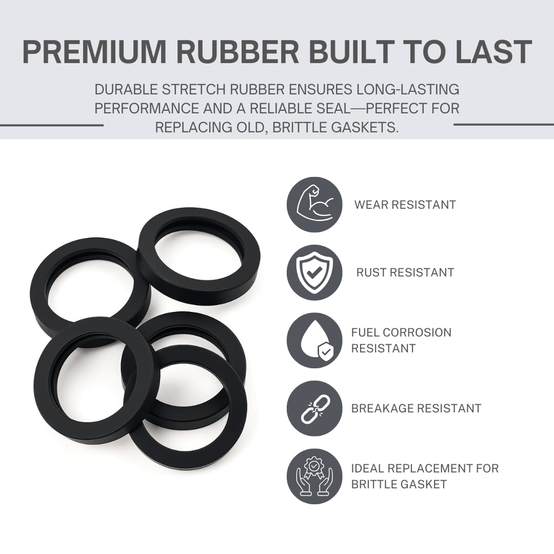 6pcs Universal Gas Can Spout Gaskets J56825