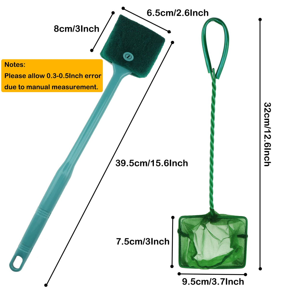 8 in 1 Stainless Steel Aquarium Cleaning Tools R77010