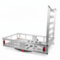 Hitch Mounted Cargo Carrier with Folding Ramp G947