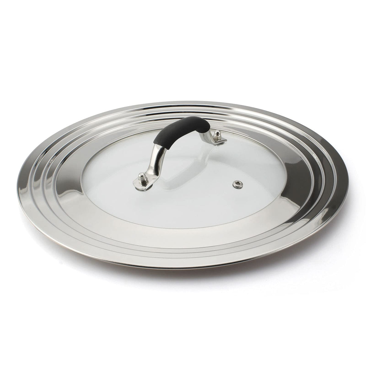 Stainless Steel Universal Lid for Pans Pots Fits 8.25 9 10 11 12 Inch Y162402