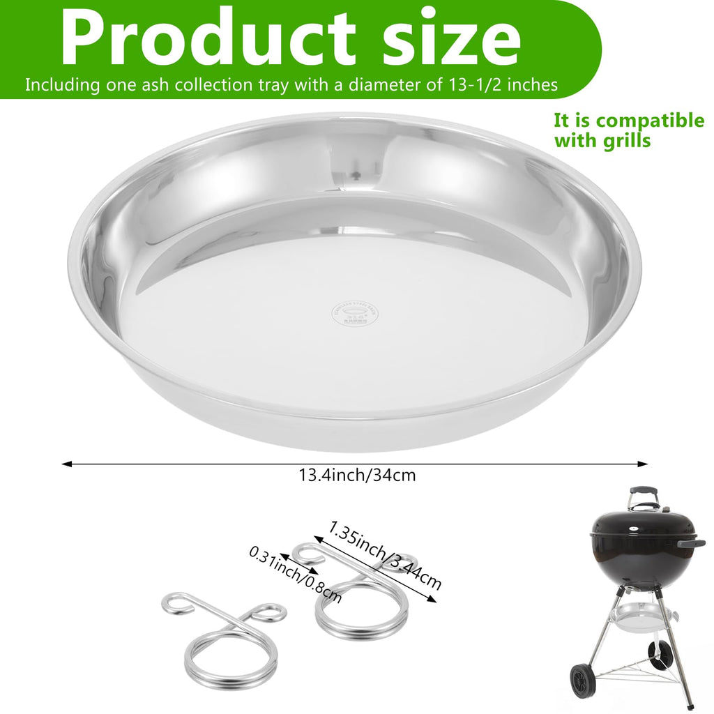 13.4" Diameter Ash Catcher Pan for Charcoal Grill L94529
