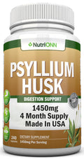 1450mg 240 Capsules Psyllium Husk Fiber Supplement O487