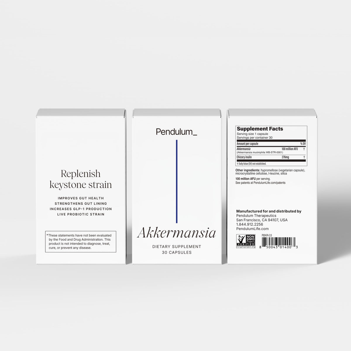 Probiotic with Prebiotic Fiber 30 Capsules F258