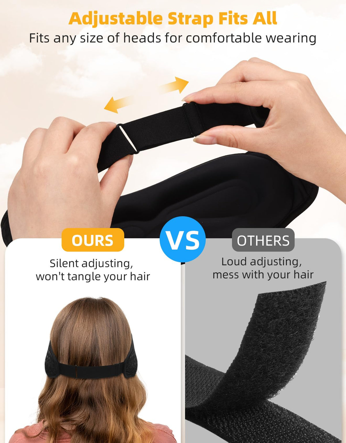 Blackout Sleep Mask with Bluetooth Headphones Z325
