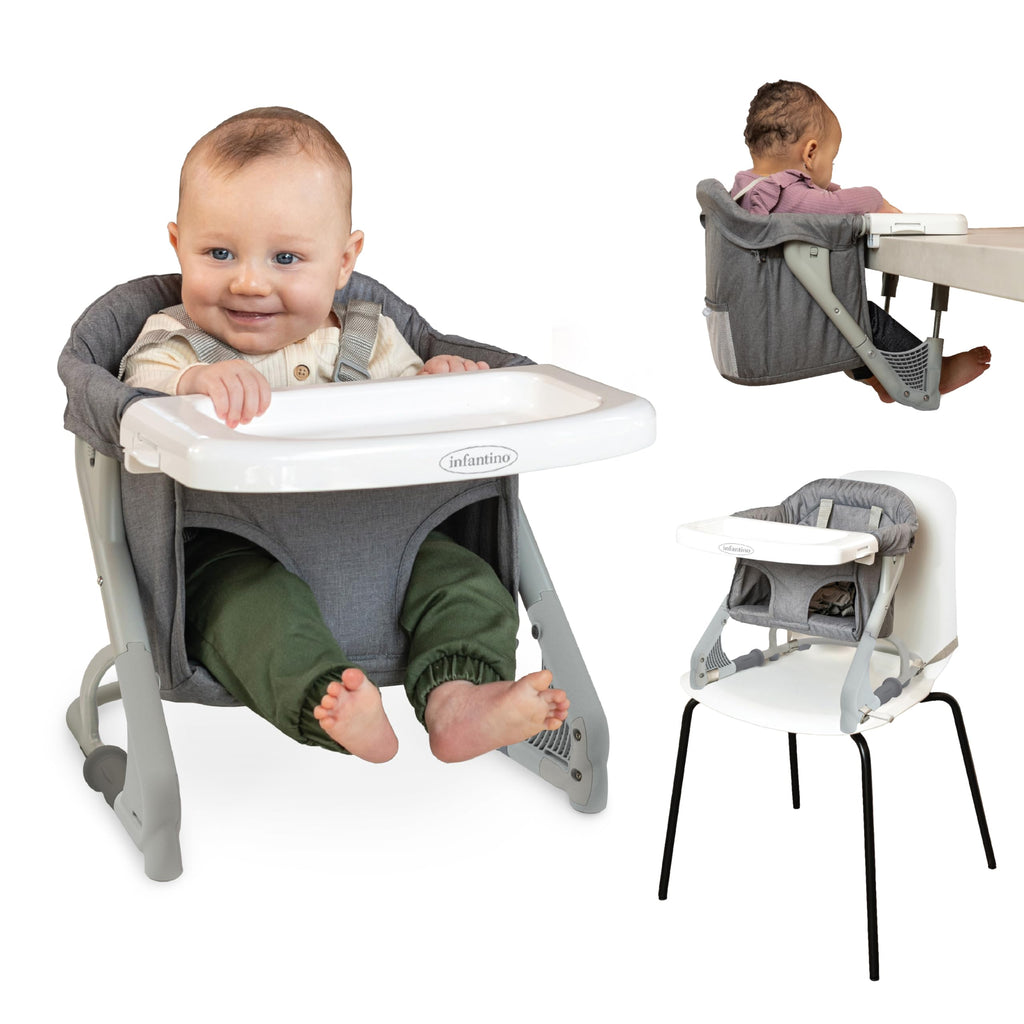 Gray Travel Booster High Chair & Seat F844500