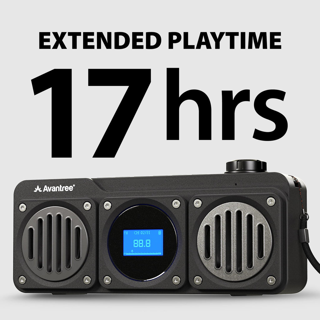 Portable FM Radio & Bluetooth Speaker N752772