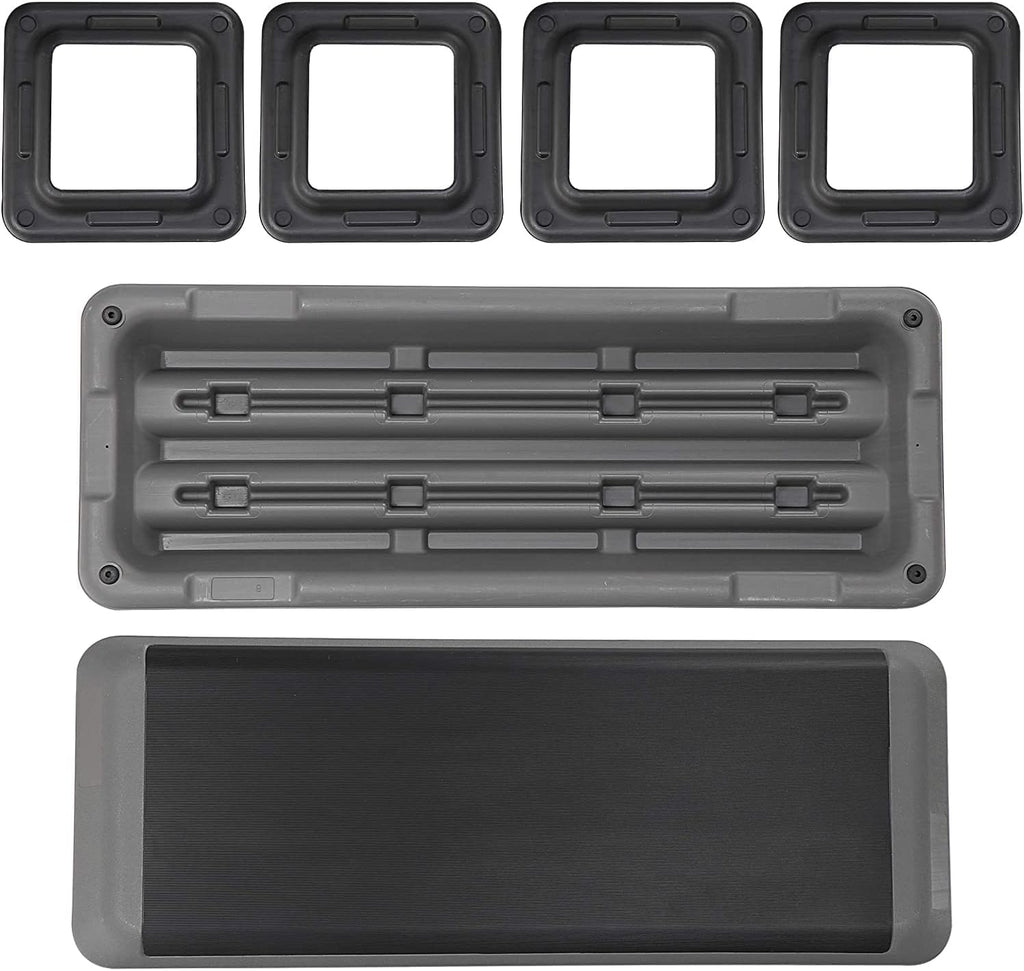 43" Adjustable Exercise Aerobic Step Platform with 4 Removable Risers K456102