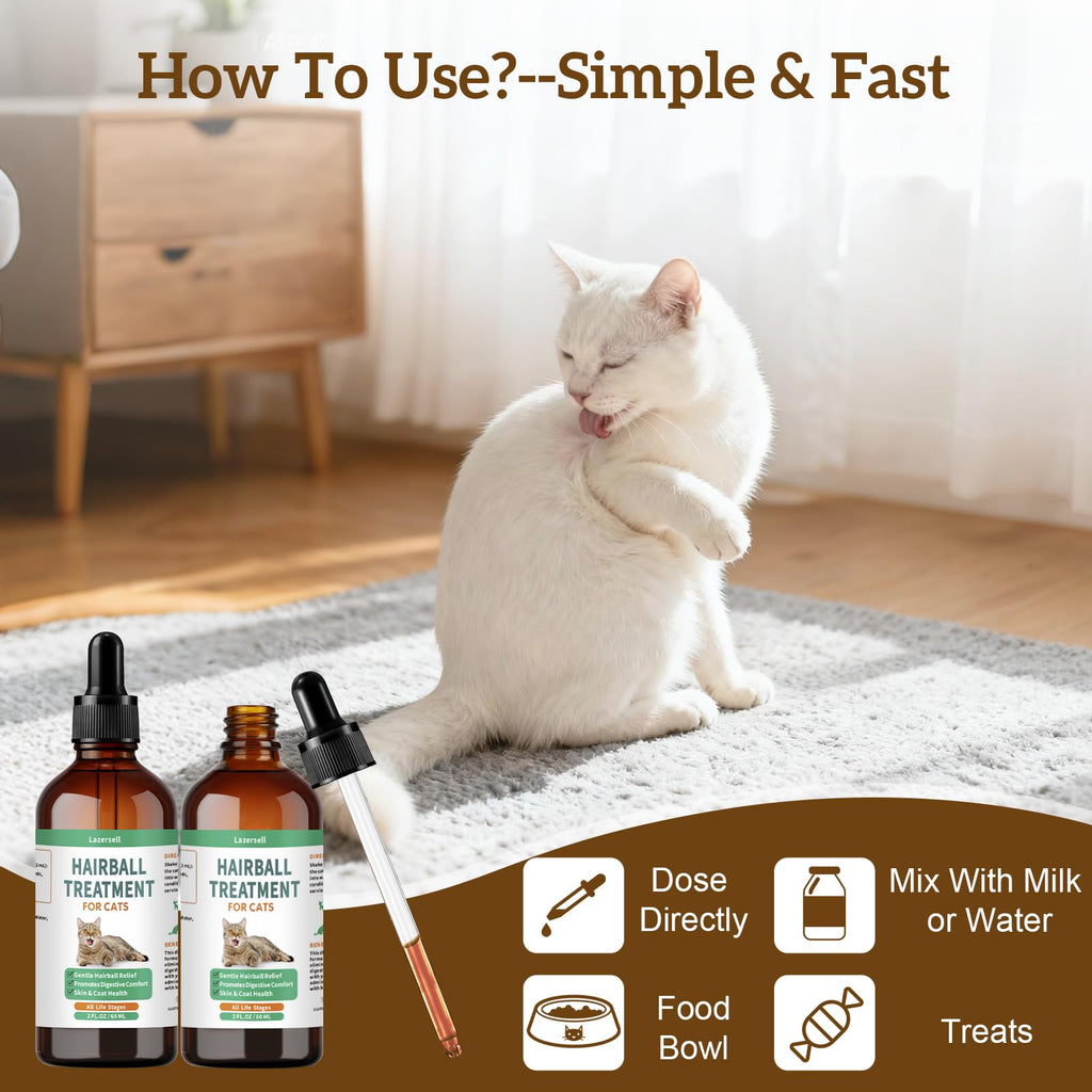 Cat Hairball Remedy with Natural Ingredients & Vitamins B3066